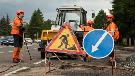 Министерство развития пообещало сегодня вечером открыть  двустороннее движение по мосту на выезде с Советского проспекта в сторону Холмогоровки.