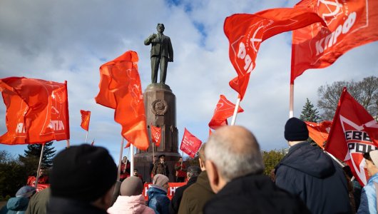 В Калининграде отметили праздник, посвященный Великой Октябрьской революции