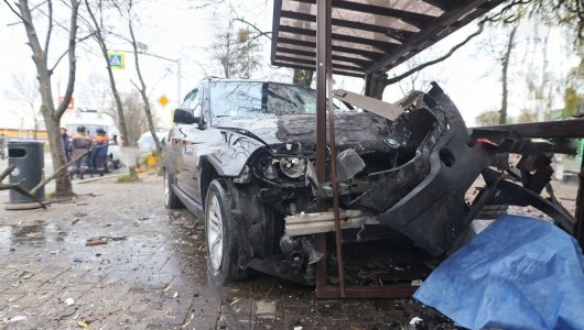 В результате серьезной аварии с участием BMW погибла маленькая девочка (ВИДЕО)