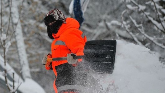 Калининграду нужно найти 200 новых дворников для борьбы со снегом на улицах