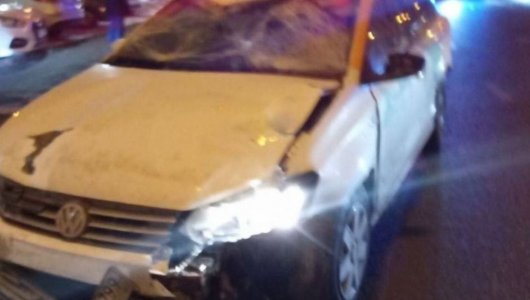 В Казани водитель автомобиля из каршеринга снес двух пешеходов (ВИДЕО)