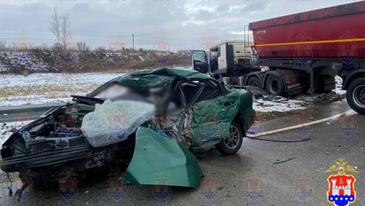 Под Черняховском произошло смертельное ДТП — грузовик разнес легковушку