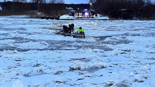 В Калининградской области появится разводной мост на месте, где недавно снесло понтонный? Наконец-то вопросом занялись?