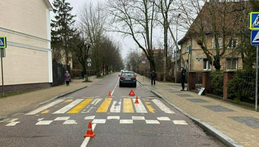 Водитель снес ребенка прямо на пешеходном переходе. ДТП в Зеленоградске