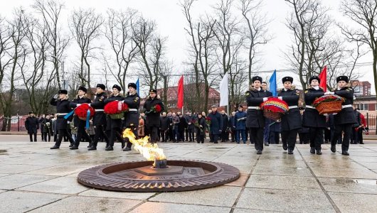 Какие торжественные мероприятия произошли сегодня днем в честь Дня защитника Отечества 