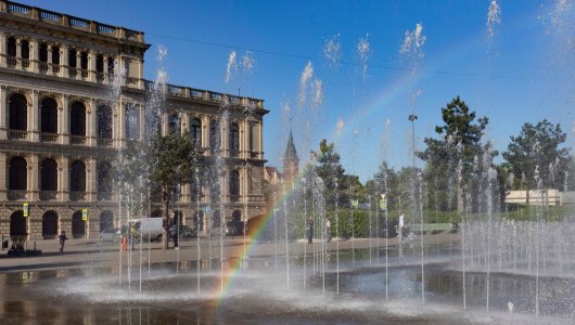 В мэрии Калининграда сообщили, когда можно полюбоваться представлениями около светомузыкального фонтана в Биржевом сквере