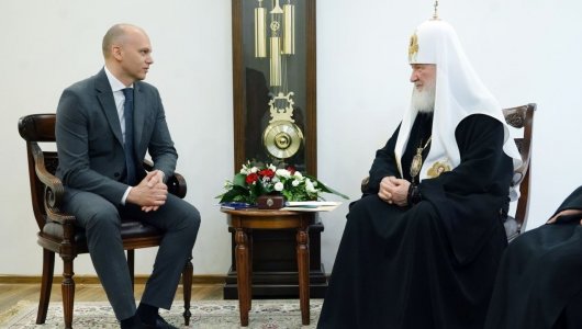 Патриарх Кирилл встретился с врио губернатора и высказался о Калининградской области