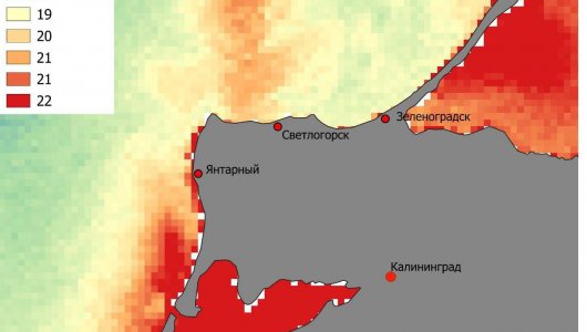 На каком пляже региона самая теплая вода в море 