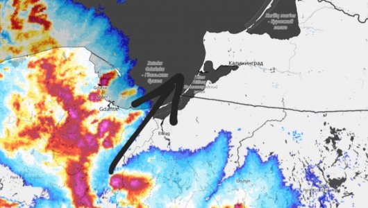 Внимание, гроза! Прямо сейчас с территории Польши на Калининградскую область надвигается шторм 