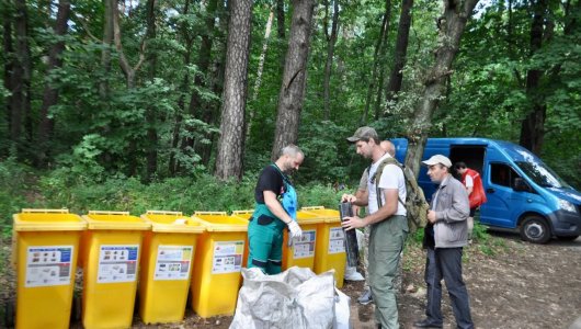 5 кубометров мусора собрали на городском субботнике вблизи озера Тихое в Светлогорске  