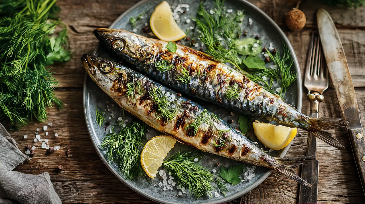 Рецепт скумбрии, запеченная скумбрия, как приготовить скумбрию, рыба в духовке, быстрый ужин, рецепты, еда