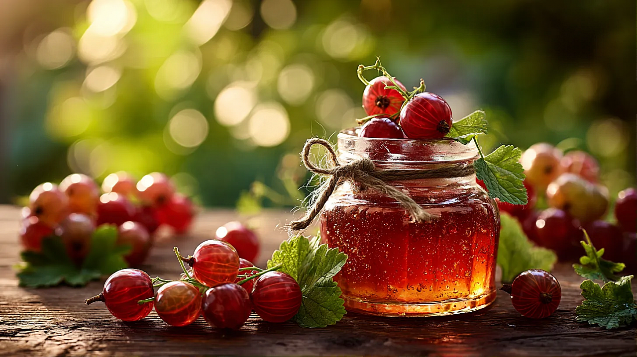 Желе из крыжовника, желе, крыжовник, блюда из крыжовника, ягоды, желе из ягод, как приготовить желе