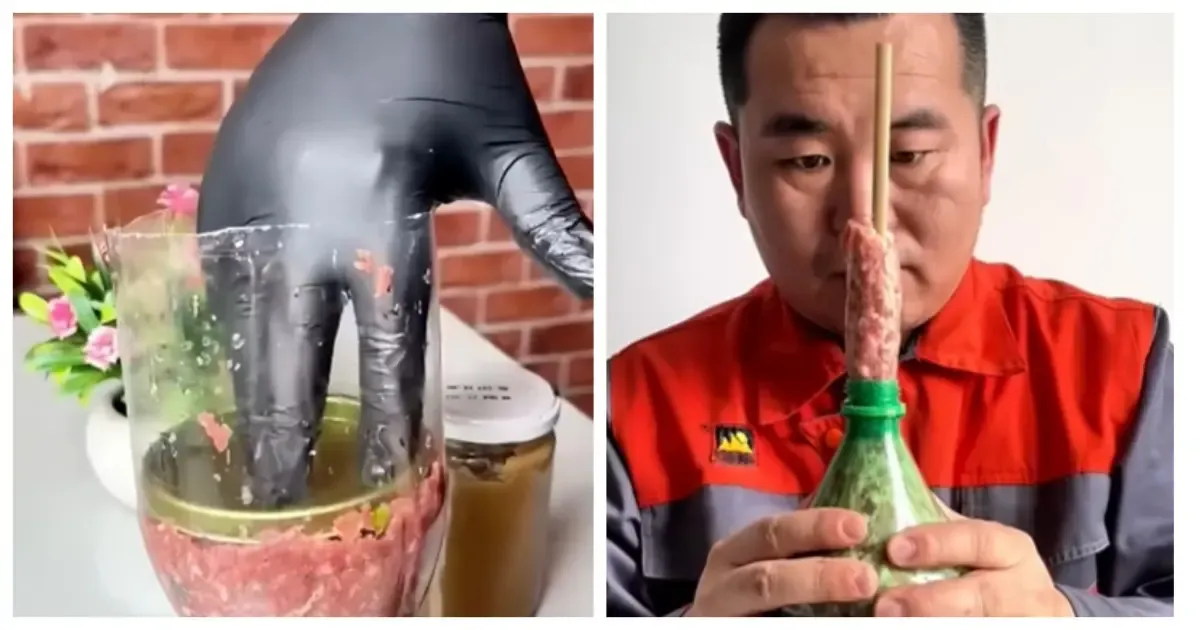 Люля кебаб пластиковая бутылка лайфхак