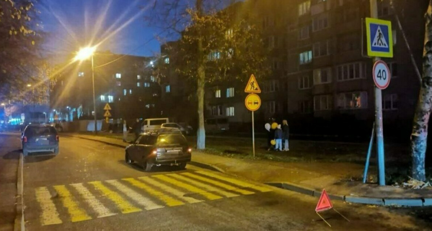 Водитель сбил несовершеннолетнюю девушку на пешеходном переходе