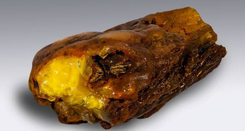 На Янтарном комбинате добыли тяжёлый «Рождественский» самородок 