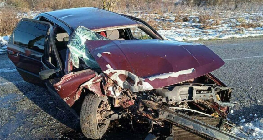 В Славском районе водительница врезалась в придорожное дерево
