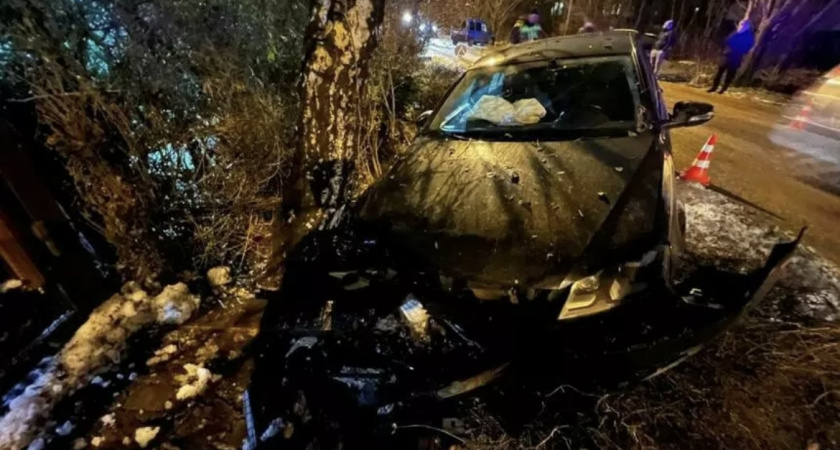 В Калининграде в ДТП попали два автомобиля, один из водителей пострадал