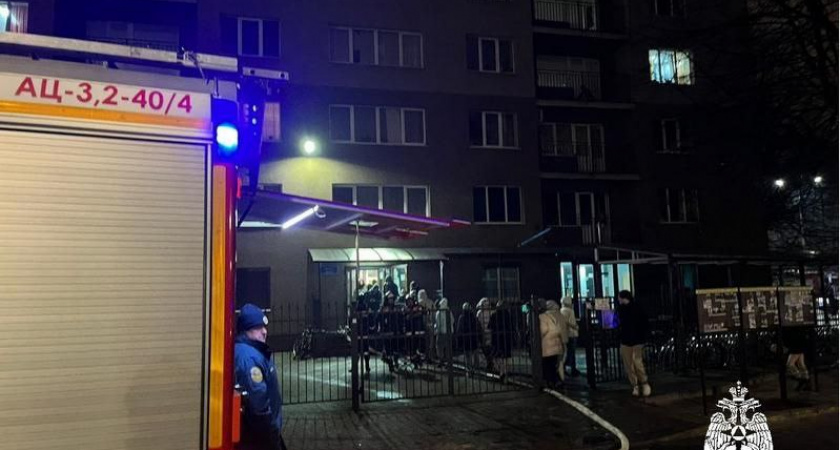В общежитии БФУ им. Канта произошел пожар из-за вспыхнувшей розетки