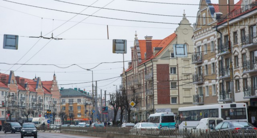 В Калининграде на Ленинском проспекте появится полоса для маршрутно-транспортных средств