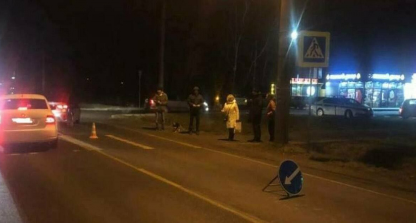 В Калининграде под колесами автомобиля оказался пешеход , переходивший дорогу по зебре 