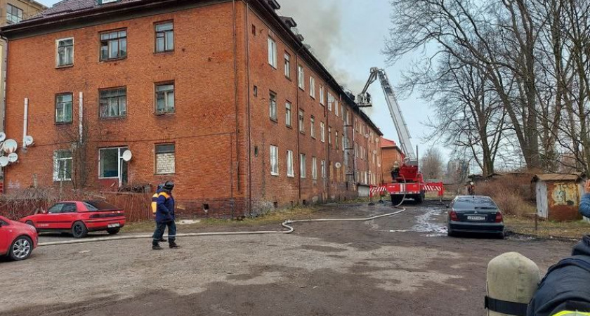 В Калининграде специалисты провели экспертизу сгоревшего дома на улице Артиллерийской