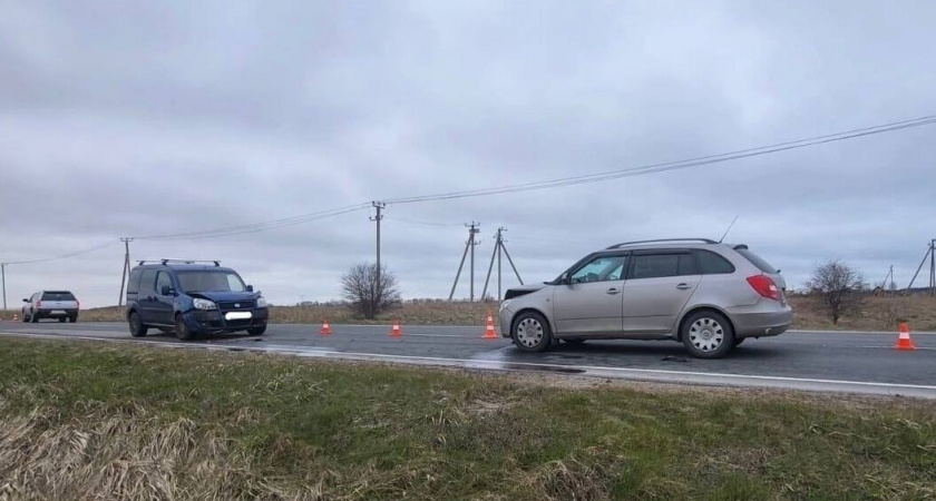 В Зеленоградском районе автомобиль сорвался с троса и повредил машину, в которой находилась двухмесячная новорождённая