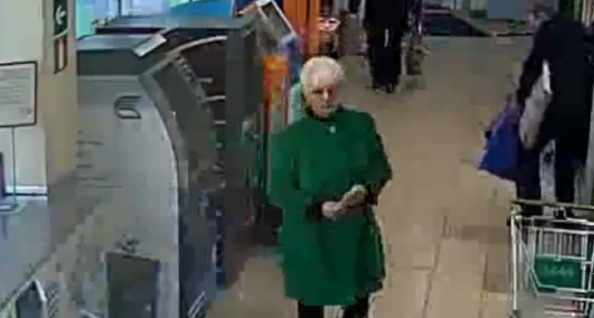 «Коварная женщина в зеленом» Калининградские полицейские ищут женщину укравшую деньги