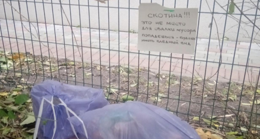 На улице Согласия местные жители устроили бардак. Дворник с  Сельмы в одиночку борется за чистоту. 