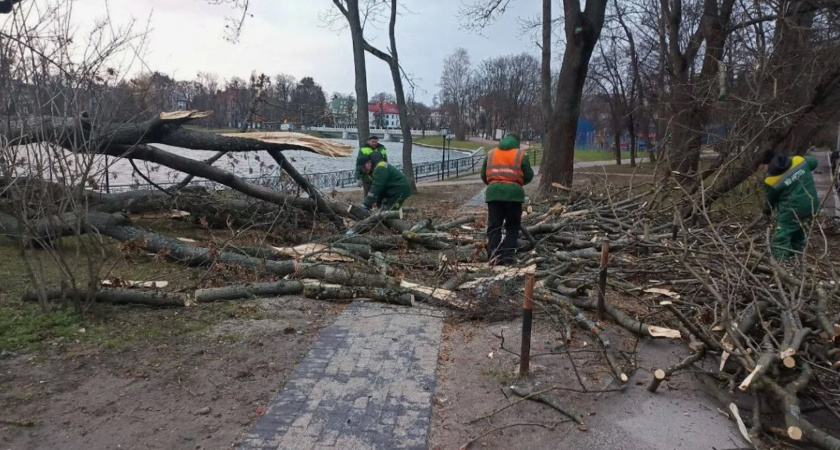 В Калининградской области шторм начинает утихать