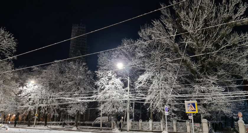 На этой неделе в Калининграде ожидается снег и холодная погода