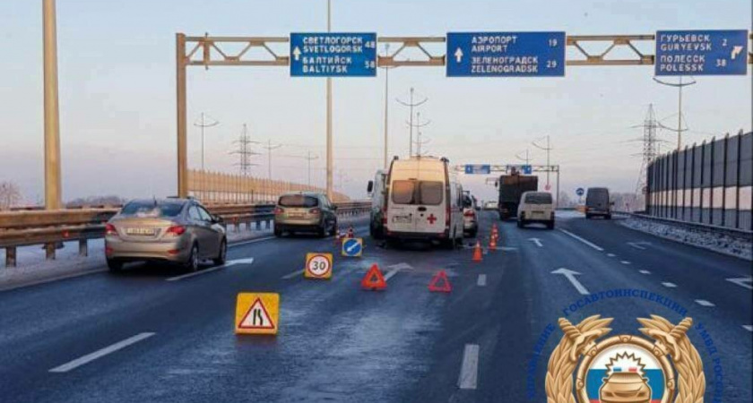 На Северном обходе случилось ДТП с участием машины скорой помощи и легковушки