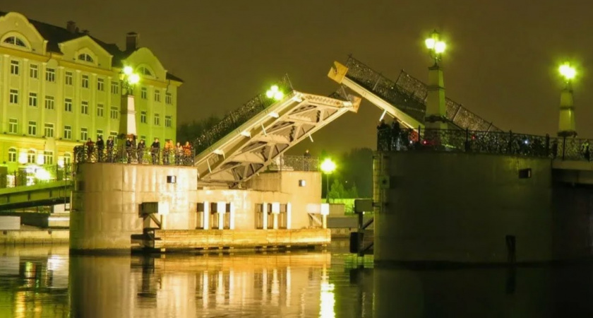 В Калининграде мосты Высокий и Юбилейный разведут ночью 6-7 декабря