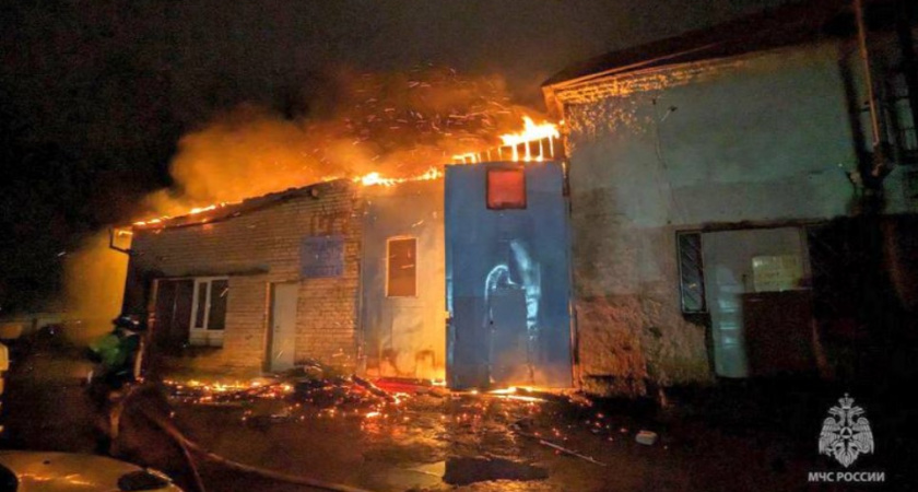 В Черняховске пожар выжег 600 квадратных метров