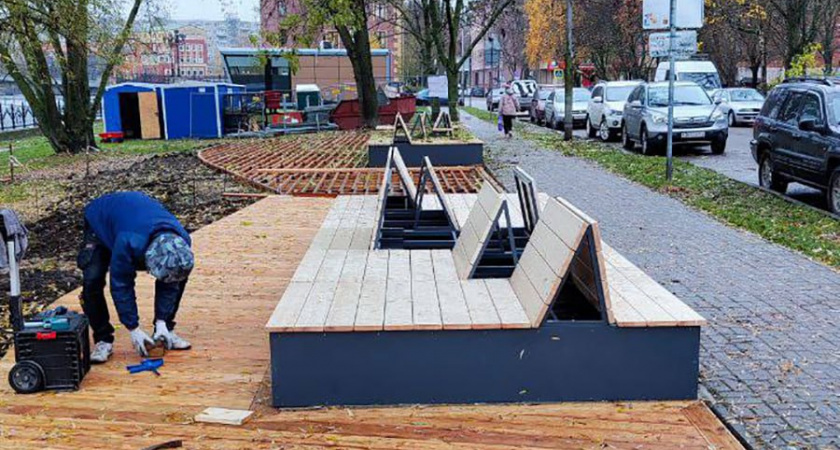 «Дорогие нынче фотосессии» В Калининграде строят фотозону за 2,6 миллиона рублей