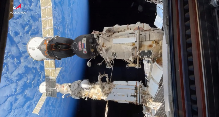 На землю пришло космическое поздравление с Новым 2024 годом! (ВИДЕО)