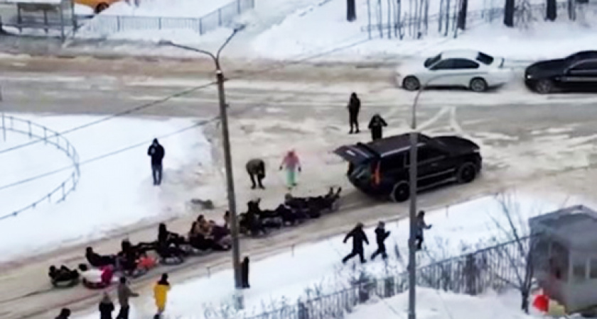 Опасность — не помеха? На что пошел водитель в Подмосковье ради развлечений? (ВИДЕО)