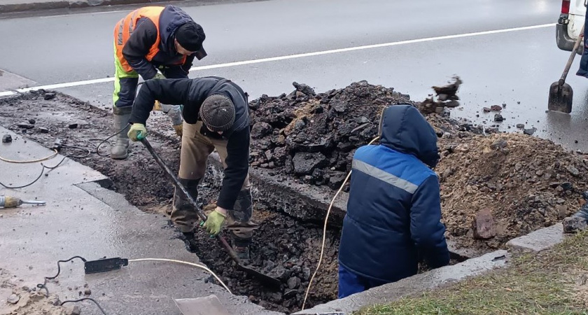 Что обнаружили под провалом, который недавно образовался на эстакадном мосте в Калининграде