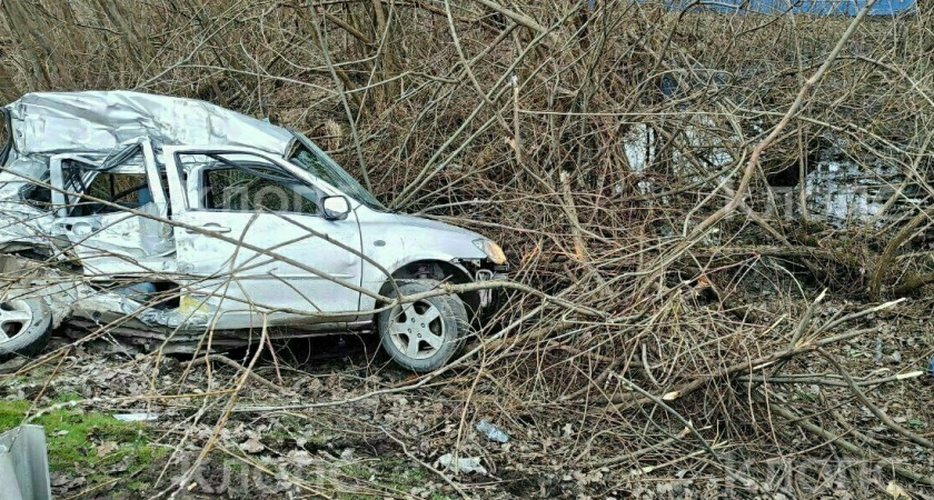 От сильного удара женщина вылетела из машины в кусты. Страшное ДТП в Калининградской области