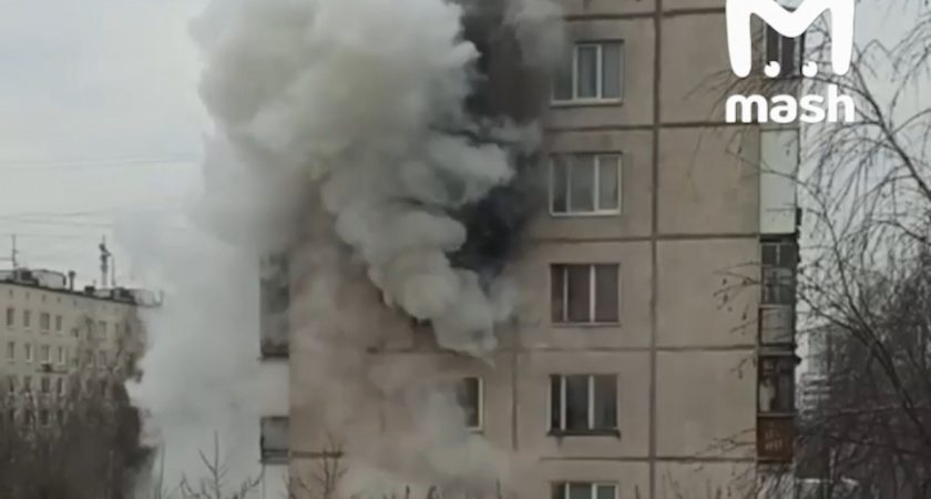 Самокат взорвался прямо в одной из квартир на севере Москвы (ВИДЕО)