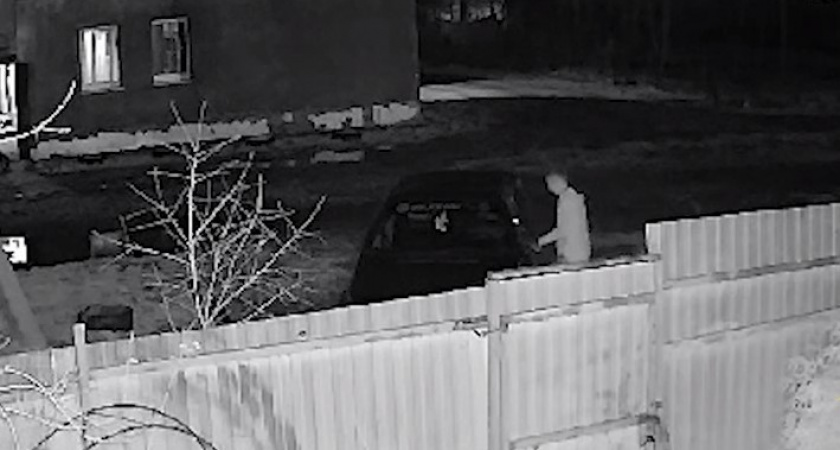 Воришка под Гурьевском уехал прямиком в отдел полиции из-за того, что не справился с ключами в замке зажигания (ВИДЕО)