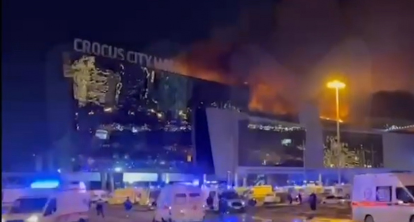 Что известно о ситуации рядом с горящим Крокус Сити Холлом