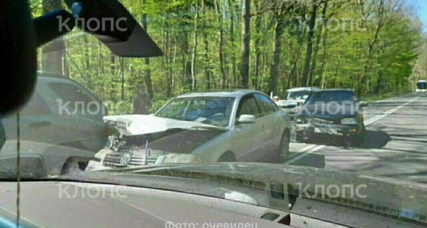 На Балтшоссе произошло массовое ДТП