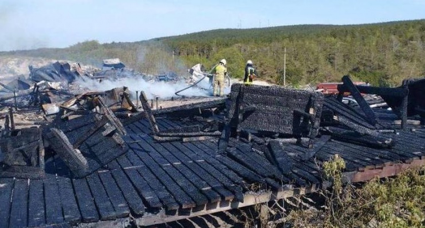 Стало известно о последствиях вчерашнего пожара в кафе на Куршской косе