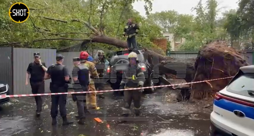 Страшный ураган в Москве и всей Московской области: смерчи, сильный ливень и много поваленных деревьев (ВИДЕО)
