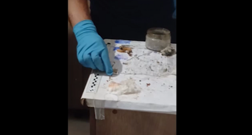 В сети появилось видео из квартиры, где отец поджег собственного сына (ВИДЕО)