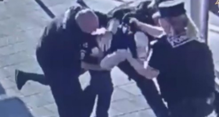"Золотой мальчик" против закона: сын миллиардера устроил драку с полицией (ВИДЕО)