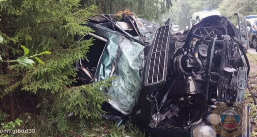 На трассе под Краснознаменском произошло жесткое ДТП, пострадали подростки (ВИДЕО)