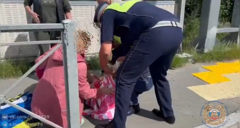 10-летняя девочка на улице Горького в Калининграде попала под колеса автомобиля (ВИДЕО)