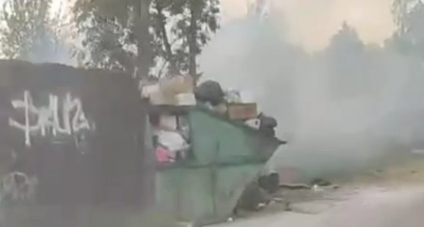 Пожар за пожаром: тревожная хроника семьи из Калининградской области, видео с места инцидента