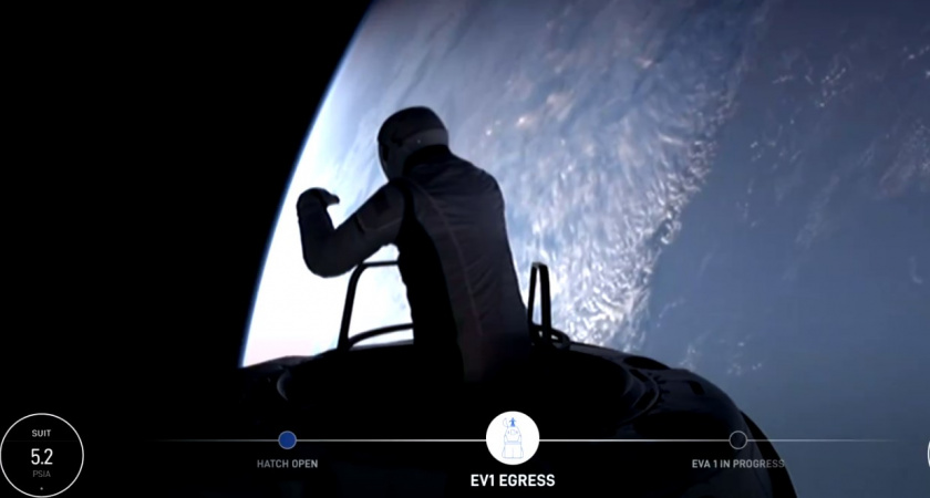 От мечты к реальности: космические туристы осуществили первый выход в открытый космос